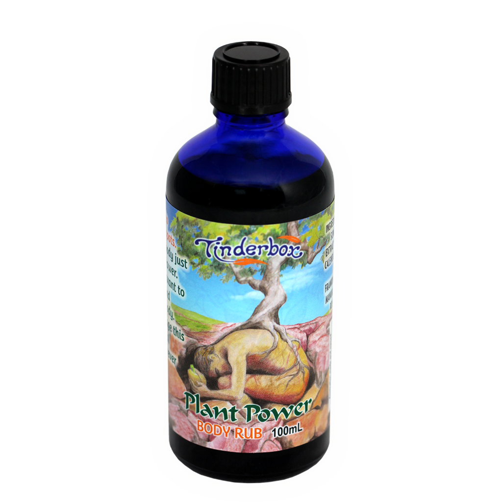 natural body rub plant power