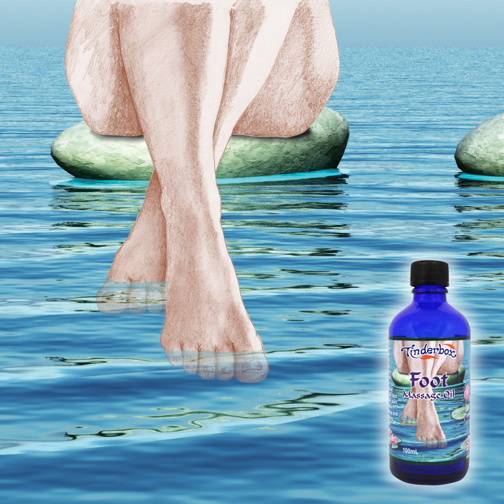 natural foot massage oil